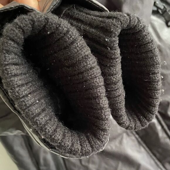 VINCE CAMUTO Winter Down  Puffer Coat Parka Hood Black S - Picture 6 of 8